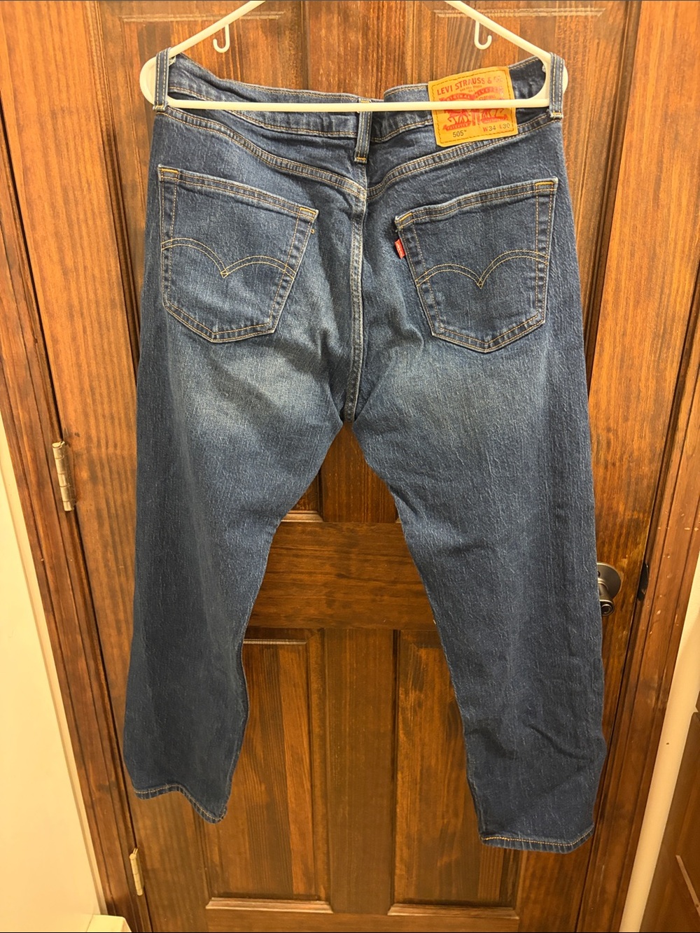 Levi's Men's Straight Dark Blue Denim Jeans